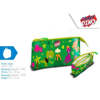 Vaikiška pieštukinė Crazy Dino 22 cm